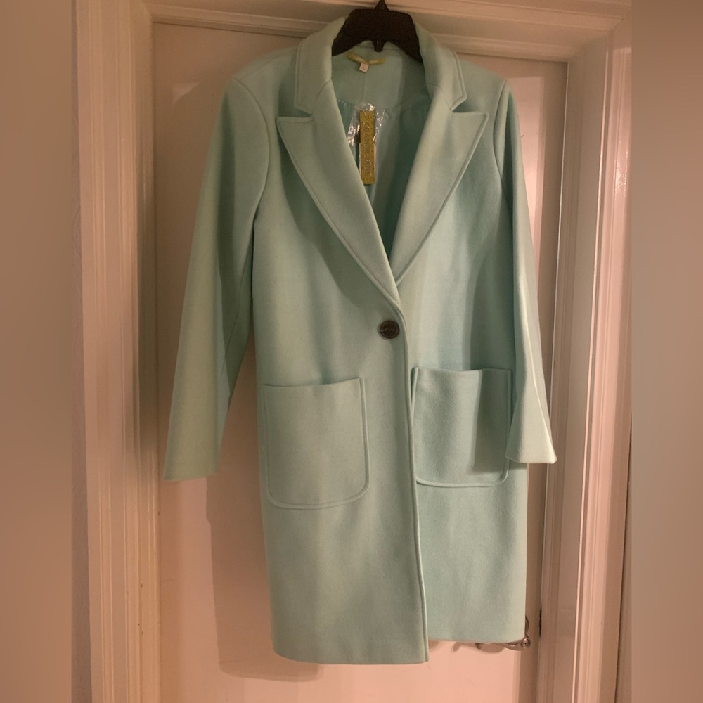 Mint green Gianni Bini Coat size L NWT